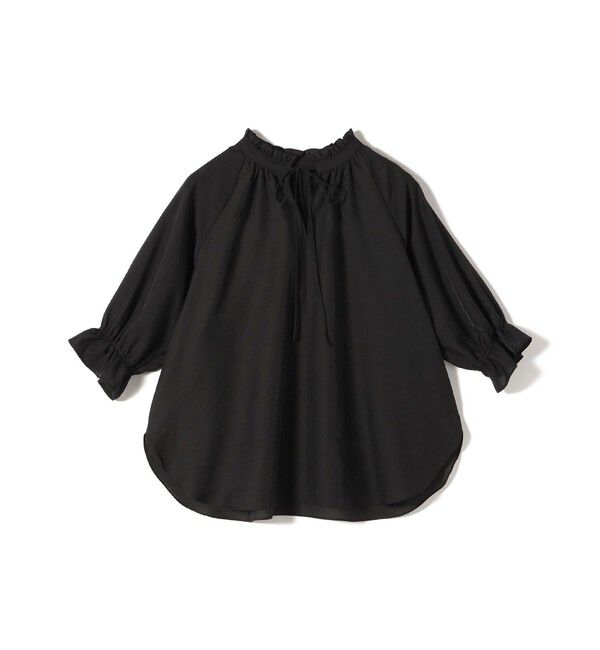 SHIPS for women「〈洗濯機可能〉前後 2WAY フリル リボン シアー ブラウス」|シャツ・ブラウス|