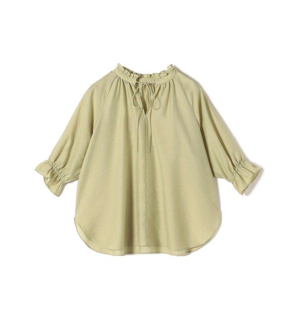 SHIPS for women「〈洗濯機可能〉前後 2WAY フリル リボン シアー ブラウス」|シャツ・ブラウス|