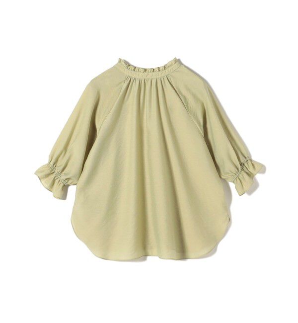 SHIPS for women「〈洗濯機可能〉前後 2WAY フリル リボン シアー ブラウス」|シャツ・ブラウス|