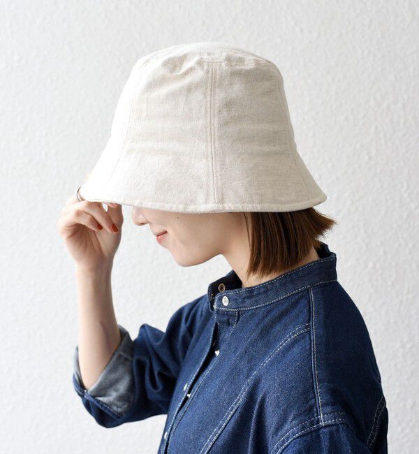 SHIPS any「SHIPS any: コットン リネン ハット」|ハット|ナチュラル
