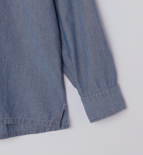 SHIPS「【SHIPS別注】Salvatore Piccolo: ストーンウォッシュデニム ボタンダウンシャツ」|シャツ・ブラウス|