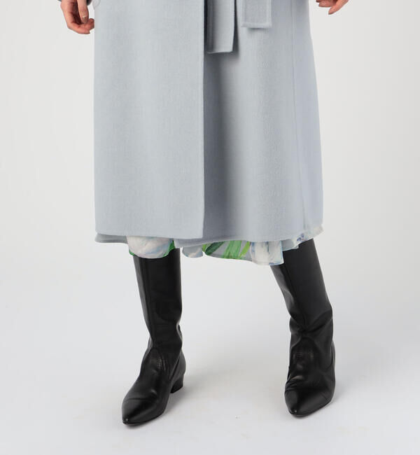 Ballsey「プレミアムウールリバー ノーカラーコート」|ノーカラーコート|