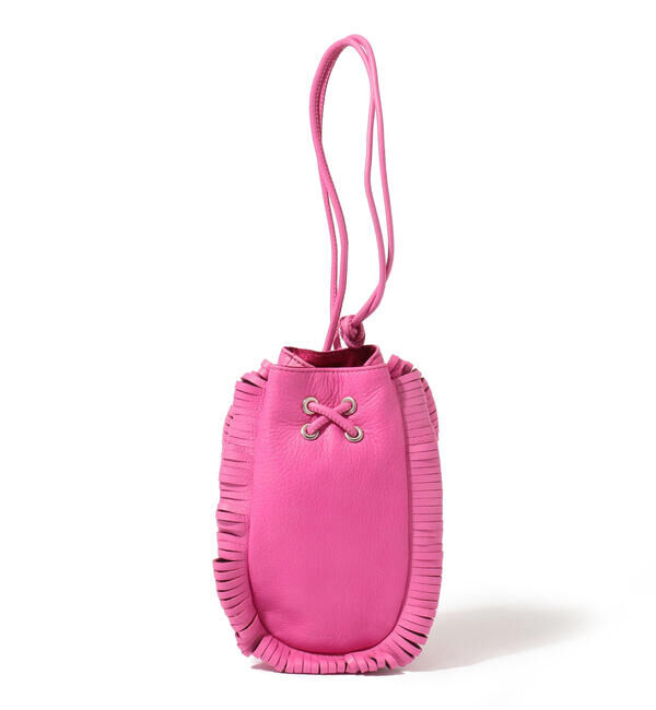 TOMORROWLAND GOODS「NOMADIS POIRE フリンジ ミニショルダーバッグ」|ショルダー・メッセンジャー|33 ピンク
