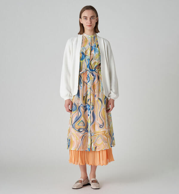 Ballsey「モスステッチ フロントオープンカーディガン」|カーディガン|