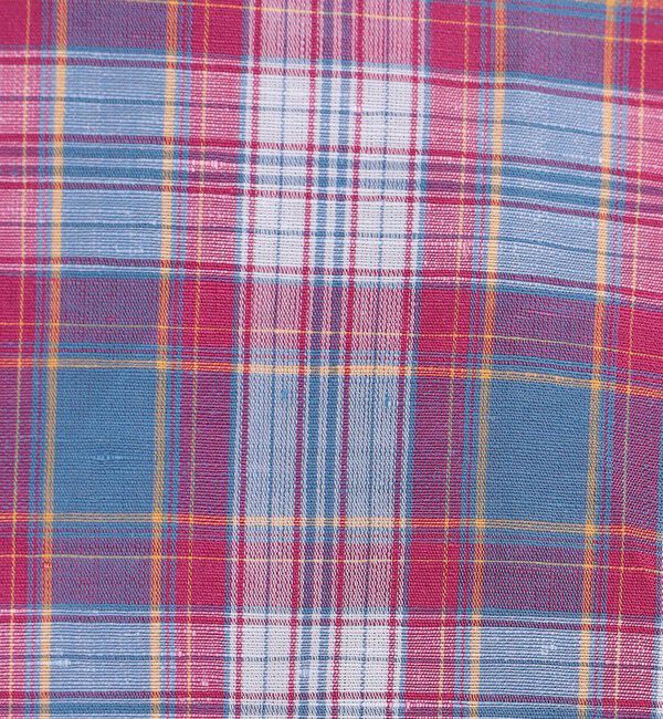 TOMORROWLAND MENS「コットンリネン マドラスチェック サファリシャツ」|シャツ・ブラウス|