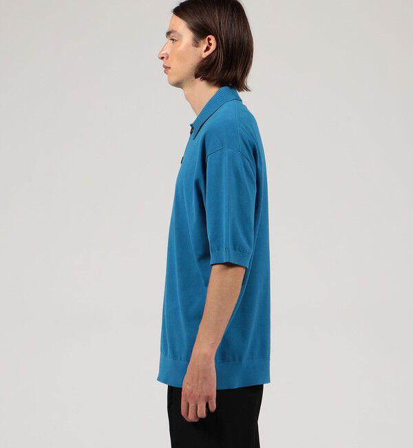 CABaN「コットン ポロニットプルオーバー」|ニット・セーター|