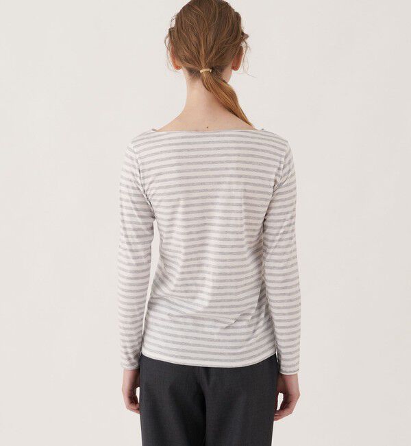 GALERIE VIE「スムージーコットン ボートネックプルオーバー」|Tシャツ・カットソー|