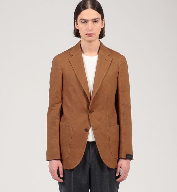 TOMORROWLAND BUYING WEAR「ERRICO FORMICOLA リネンシングル ブレステッド3Bジャケット」|テーラードジャケット|