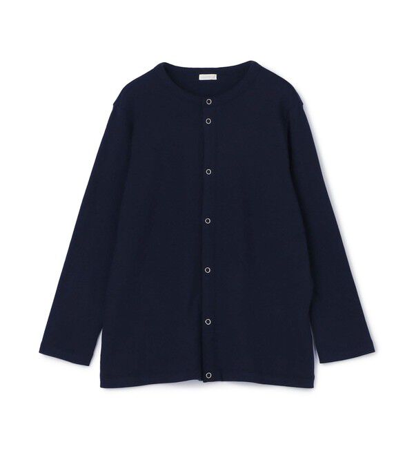 GALERIE VIE「ソフトジャージーリブ クルーネックカーディガン」|カーディガン|69 ネイビー