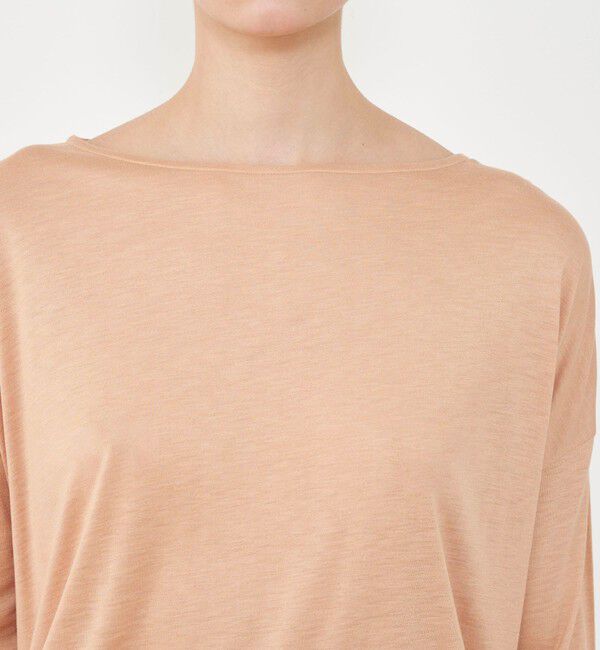 GALERIE VIE「バンブーレーヨン ボートネックTシャツ」|Tシャツ・カットソー|