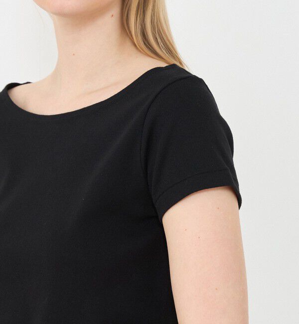 GALERIE VIE「ソフトジャージーリブ ハーフスリーブカットソー」|Tシャツ・カットソー|