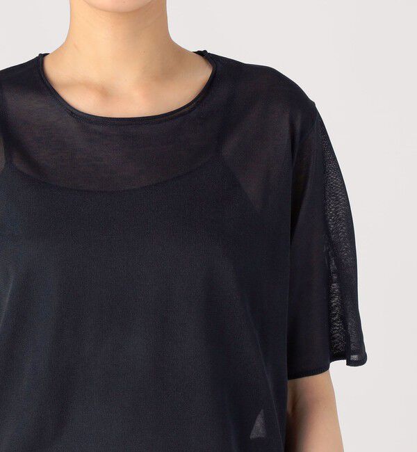 MACPHEE「ドライポリエステル クルーネックプルオーバー」|ニット・セーター|