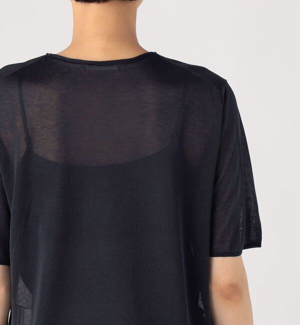 MACPHEE「ドライポリエステル クルーネックプルオーバー」|ニット・セーター|