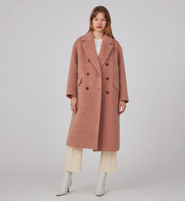 Ballsey「ウールアルパカシャギー ダブルブレストコート」|その他|