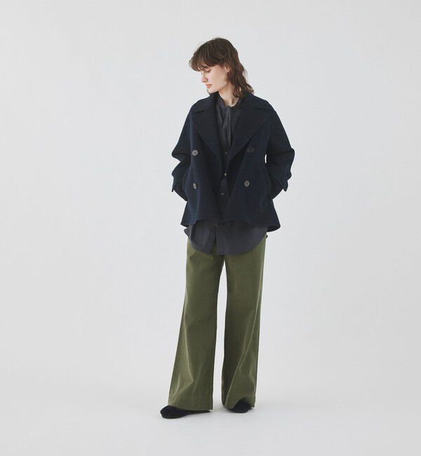 GALERIE VIE「ウールカシミヤダブルフェイス Pコート」|ピーコート|