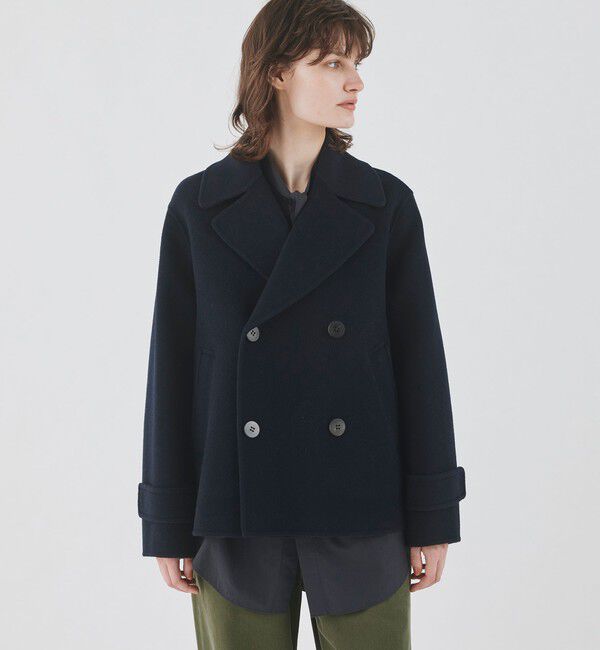 GALERIE VIE「ウールカシミヤダブルフェイス Pコート」|ピーコート|