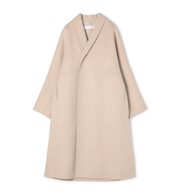 GALERIE VIE「ダブルフェイス ロングコート」|チェスターコート|41 ライトベージュ
