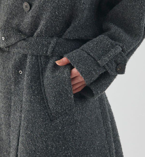 GALERIE VIE「エアブークレーウール ボリュームトレンチコート」|トレンチコート|