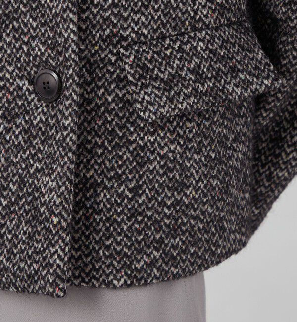 TOMORROWLAND collection「カラーネップホームスパン ピーコート」|ピーコート|