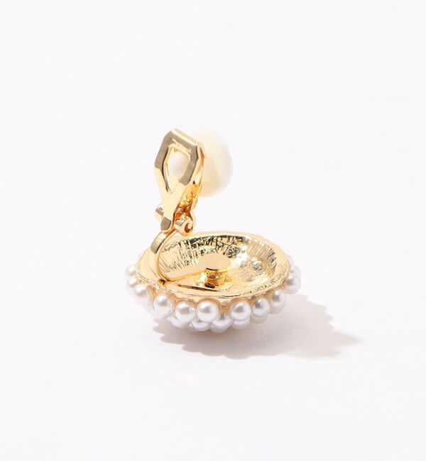 TOMORROWLAND GOODS「Kenneth Jay Lane Pearl Button イヤリング」|イヤリング|