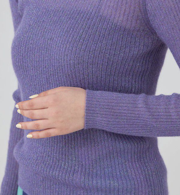 Ballsey「オーロラモヘヤ クルーネックプルオーバー」|ニット・セーター|