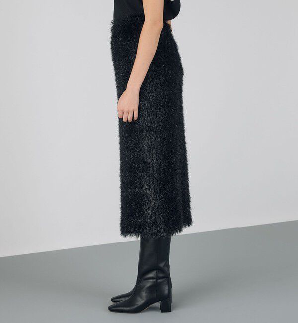 DES PRES「シャギーロングストレートスカート」|スカート|