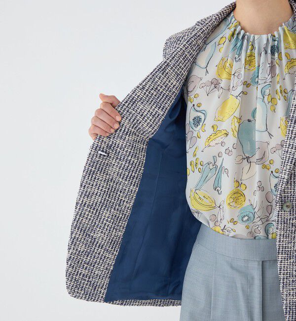 TOMORROWLAND collection「エフェクトジャージー 1Bジャケット」|テーラードジャケット|