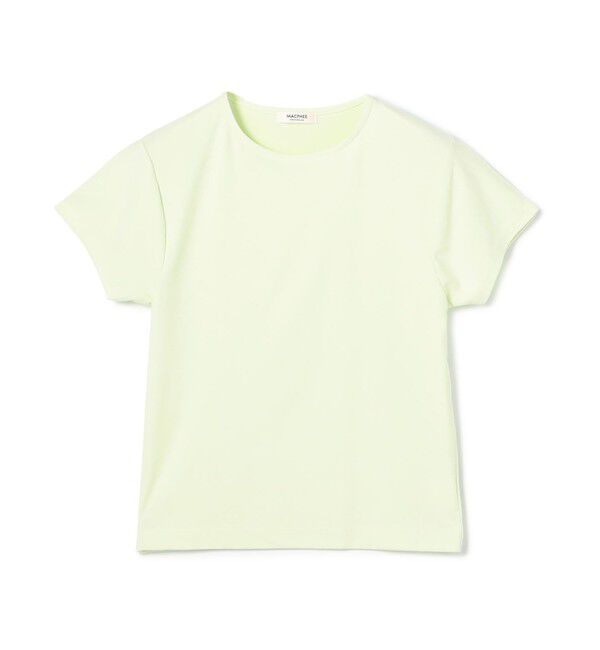 MACPHEE「ベロアジャージー クルーネックプルオーバー」|Tシャツ・カットソー|51 ライトグリーン