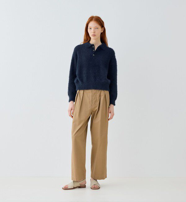 GALERIE VIE「ラパン ポロカラープルオーバー」|ニット・セーター|