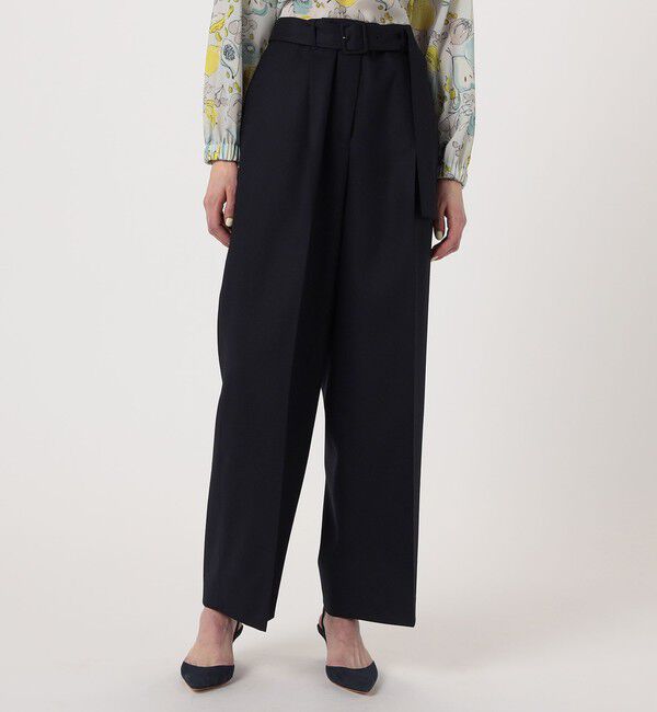 TOMORROWLAND collection「ストレッチオックス ベルテッドパンツ」|その他|