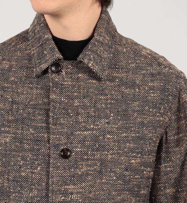 TOMORROWLAND MENS「TOMORROWLAND PILGRIM シルクコットン ハンドカバーシャツ」|ブルゾン・スタジャン|