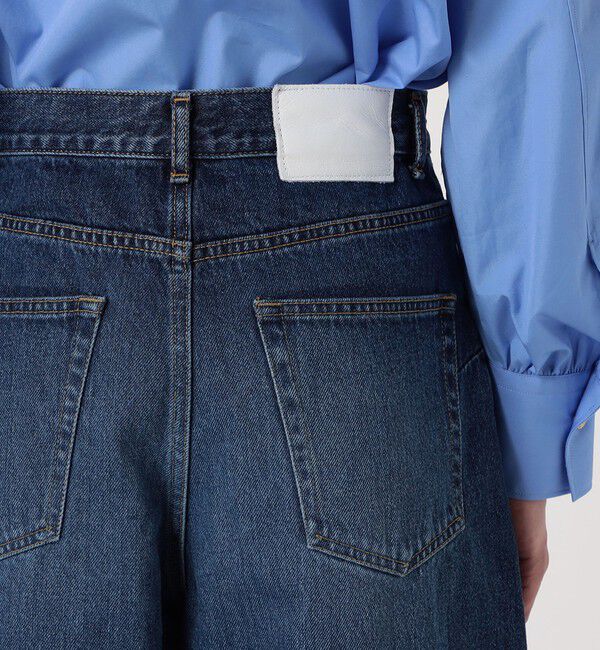 MACPHEE「コットンデニム コクーンテーパードパンツ」|デニム|