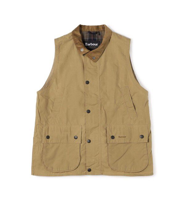 TOMORROWLAND BUYING WEAR「Barbour Westmorland ノンワックス コットンベスト」|ベスト・ジレ|45 キャメル