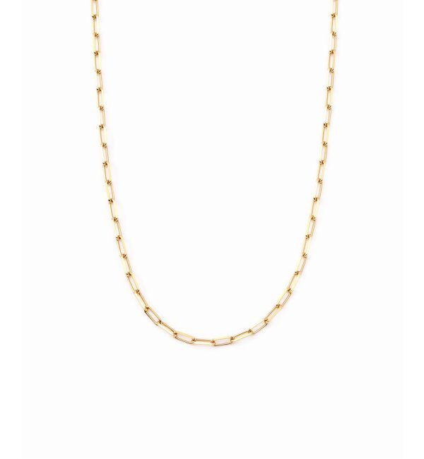 Plage「【MARIHA/マリハ】SILENT RAIN LONG LECTANGLE C ネックレス 40」|ネックレス|ゴールド