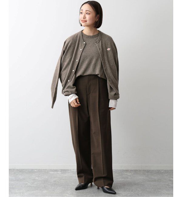 SLOBE IENA「【DANTON/ダントン】LAMS WOOL C/N カーディガン」|カーディガン|