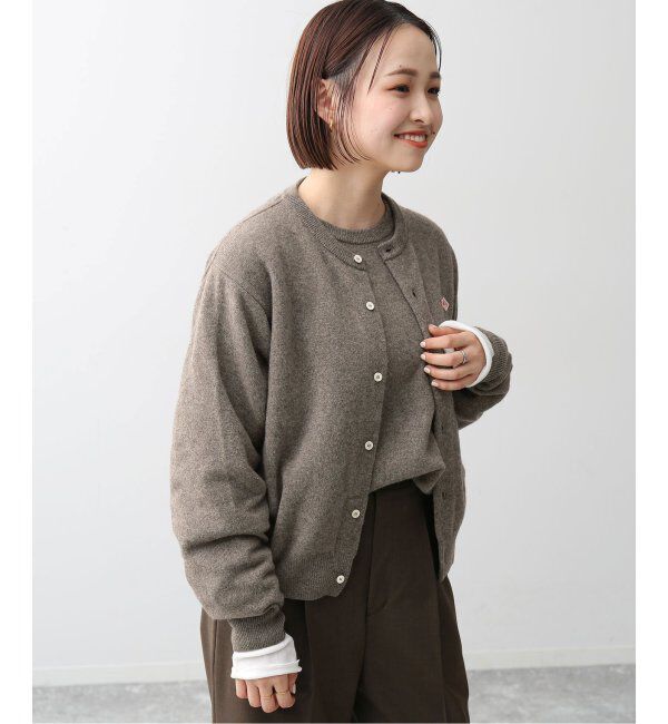 SLOBE IENA「【DANTON/ダントン】LAMS WOOL C/N カーディガン」|カーディガン|