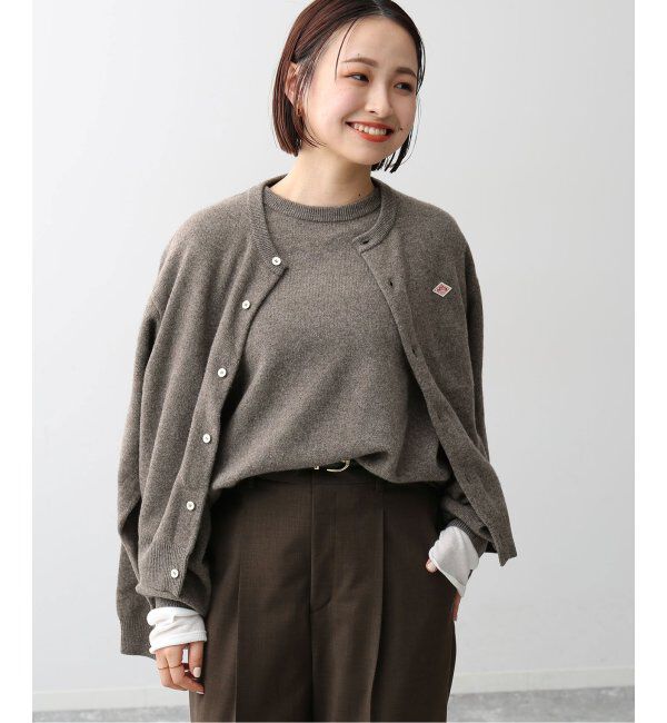 SLOBE IENA「【DANTON/ダントン】LAMS WOOL C/N カーディガン」|カーディガン|