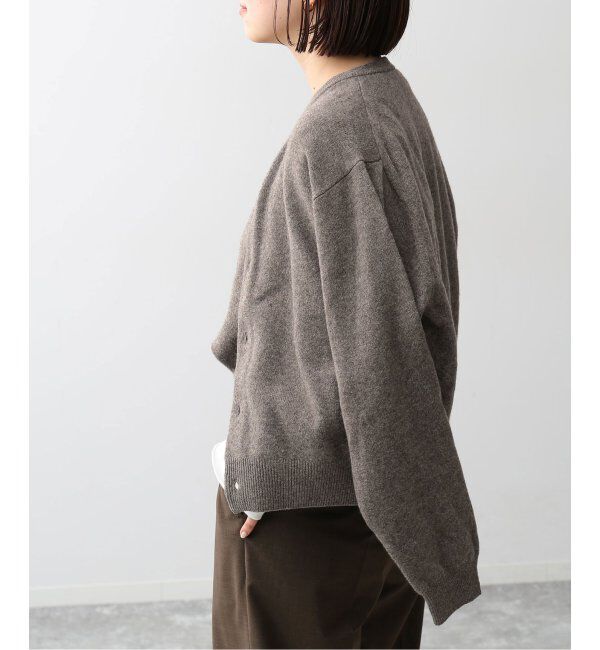 SLOBE IENA「【DANTON/ダントン】LAMS WOOL C/N カーディガン」|カーディガン|
