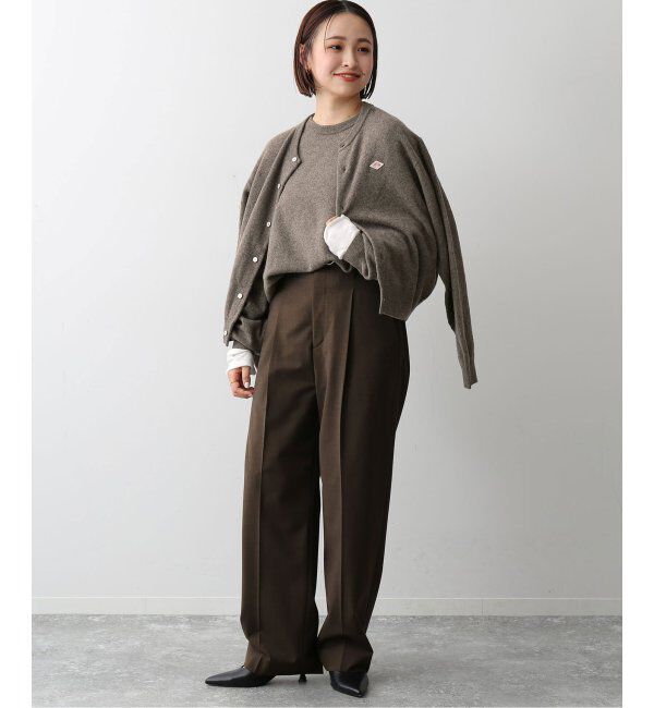 SLOBE IENA「【DANTON/ダントン】LAMS WOOL C/N カーディガン」|カーディガン|