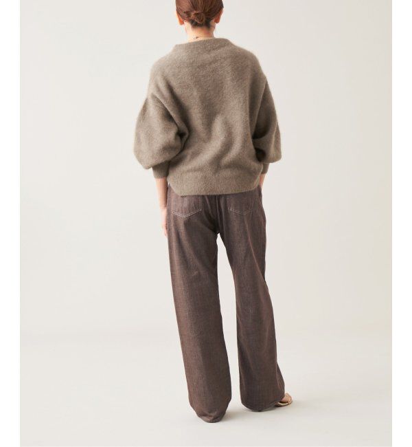 IENA LA BOUCLE「IENA LA BOUCLE ストレートカラーデニムパンツ」|デニム|