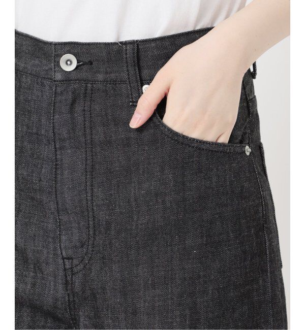 IENA LA BOUCLE「IENA LA BOUCLE ストレートカラーデニムパンツ」|デニム|