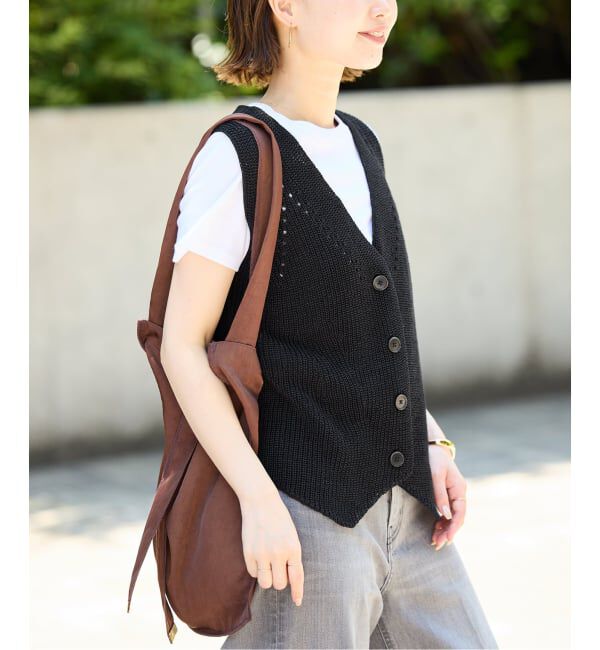 SLOBE IENA「《追加》ニットジレ」|ニット・セーター|