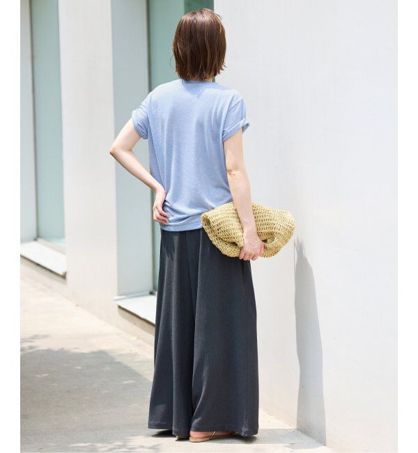 SLOBE IENA「《追加》スラブ5分袖TEE」|Tシャツ・カットソー|