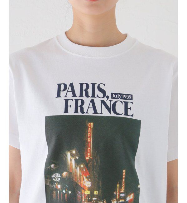 SLOBE IENA「《追加》PARIS NIGHT フォトTEE」|Tシャツ・カットソー|