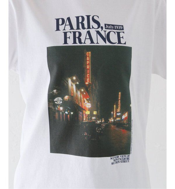 SLOBE IENA「《追加》PARIS NIGHT フォトTEE」|Tシャツ・カットソー|