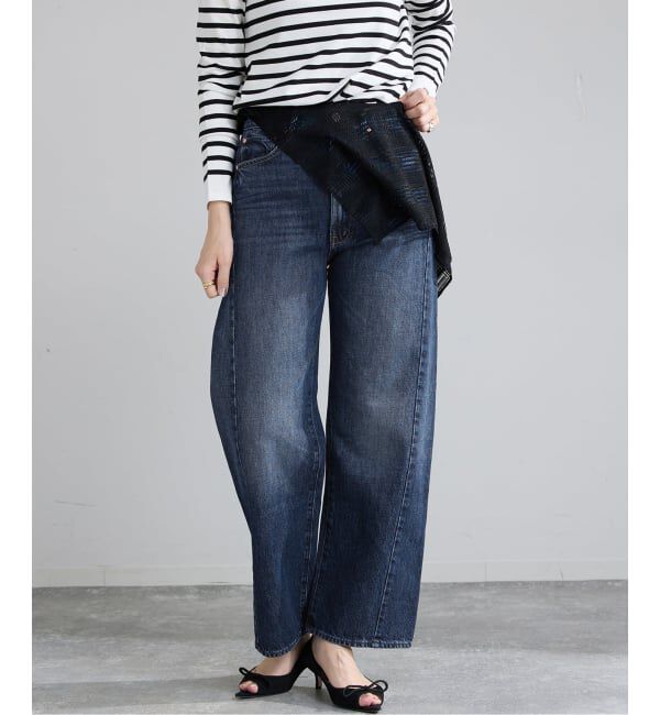 IENA「《予約》MOTHER/マザー THE HALF PIPE ANKLE デニムパンツ 10926-544/1396」|デニム|ブルー A