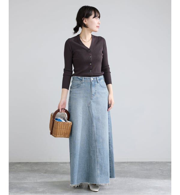IENA「《予約》YANUK/ヤヌーク Flare Long Skirt スカート」|スカート|