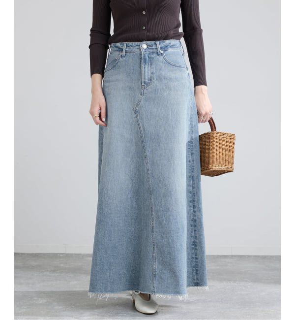 IENA「《予約》YANUK/ヤヌーク Flare Long Skirt スカート」|スカート|