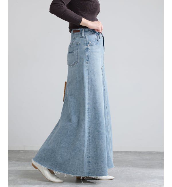 IENA「《予約》YANUK/ヤヌーク Flare Long Skirt スカート」|スカート|