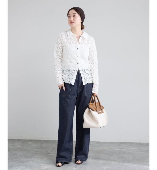 IENA「《予約》デニムベイカーパンツ」|デニム|